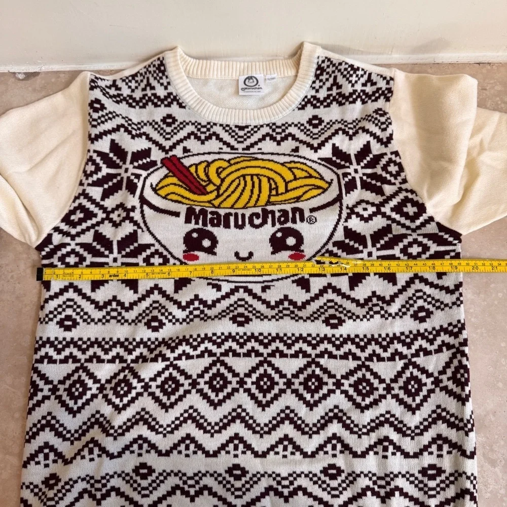 Maruchan Ramen Graphic Crew Neck Sweater Unisex Kids Size XXL